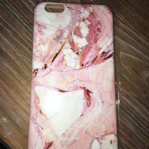 Pink White, Black Marble iPhone cases